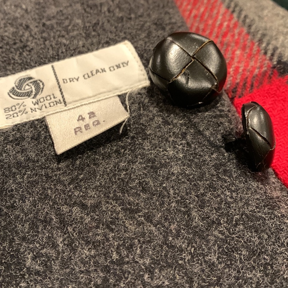 VINTAGE Adams Row Wool Coat - Picture 6 of 9